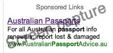 Dodgy passport information URL
